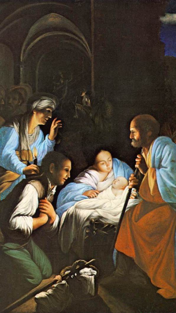 Carlo Saraceni (1579-1620 Ita) Die Geburt Christi Lukas 2, 16-20