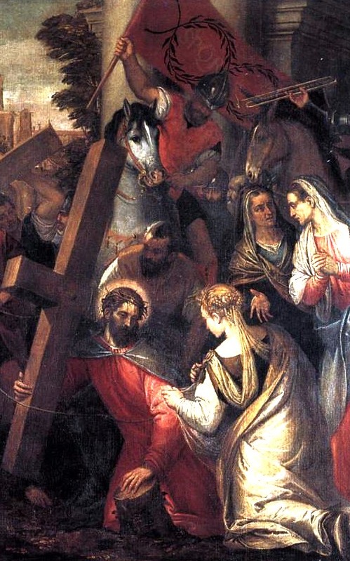 Carlo Caliari (1570-1596 Ita) Jesus trifft Veronika (Die Frauen aus Jerusalem) Lukas 23, 26-31