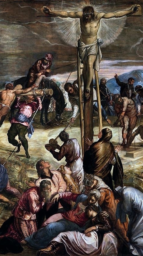 Jacopo Tintoretto (1518-1594  Ita) Die Kreuzigung Lukas 23, 32-43