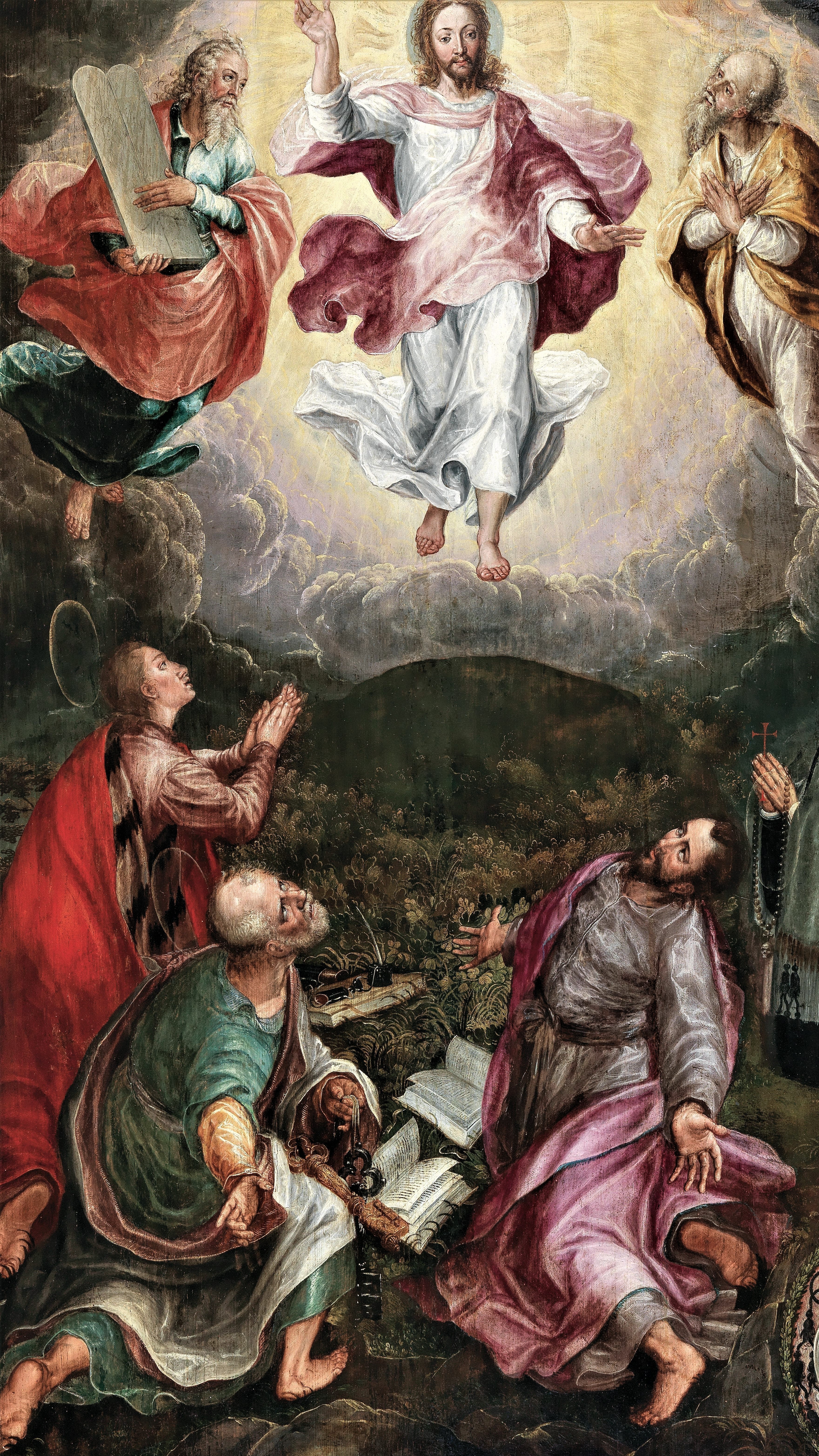 Kaspar Memberger (1555-1618 Oest) Die Verklärung Jesu auf dem Berg Tabor Lukas 9, 28-36