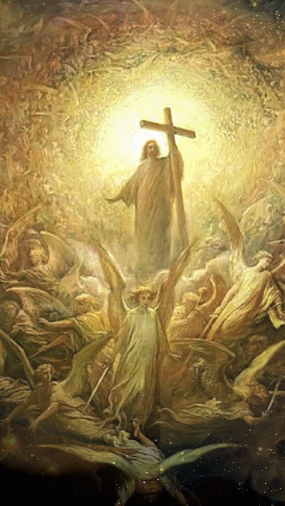 Gustave Doré (1832-1883 Fr) Der Sieg des Christentums ueber das Heidentum Lukas 17, 20-25
