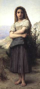 Bouguereau, William Adolpe " The young girl "
